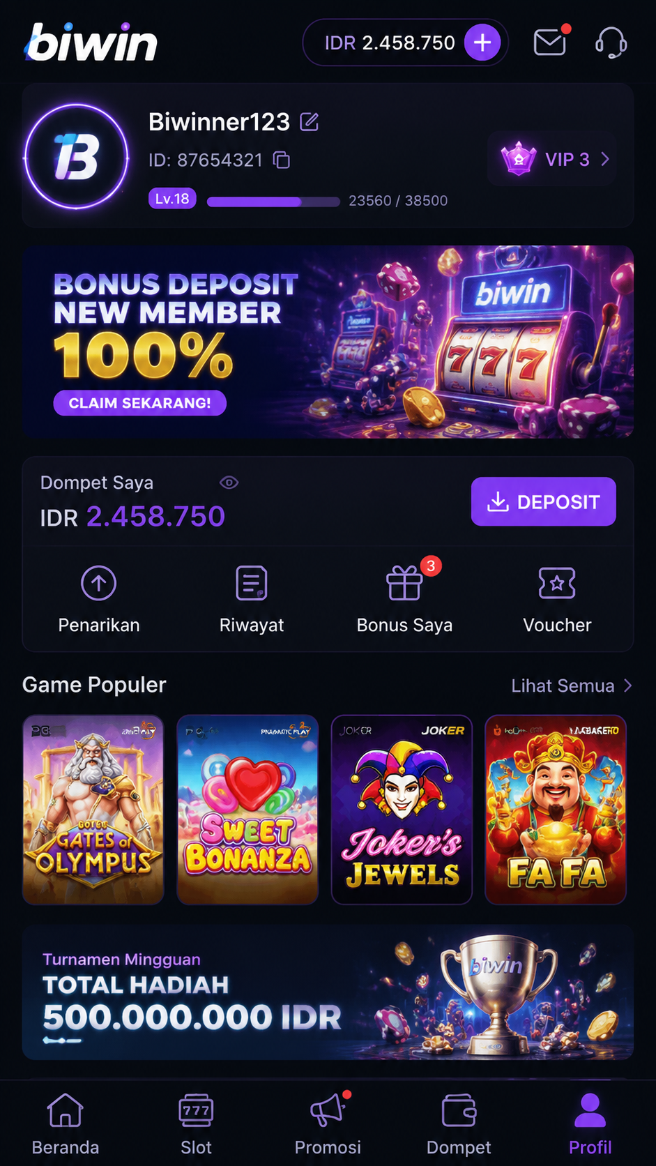 Screenshot 3 biwin